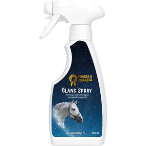 Paardenpraat Glans Spray – Knuffelspray voor paarden – Rustgevende werking – Anti-klit formule – Lavendel – 250 ml