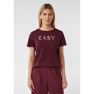 comma - T-Shirt - Regular-fit - Katoenen Jersey