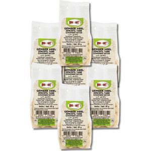 Bagdat - Gember Heel - Ginger Whole - Gember Korrel - Zencefil Tane - Ginger Grain - 50 gr - 100% Natuurlijk - Thee - 7 Stuks