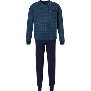 Pastunette for Men - Stripes - Pyjamaset- Blauw/Grijs - Maat S