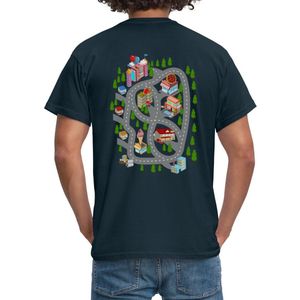 Speelmat Voor Vaders Met Auto Racebaan T-Shirt Heren