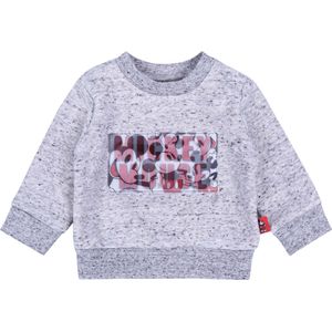 Mickey Mouse Disney - Grijs Gemêleerd Sweatshirt met Hologram