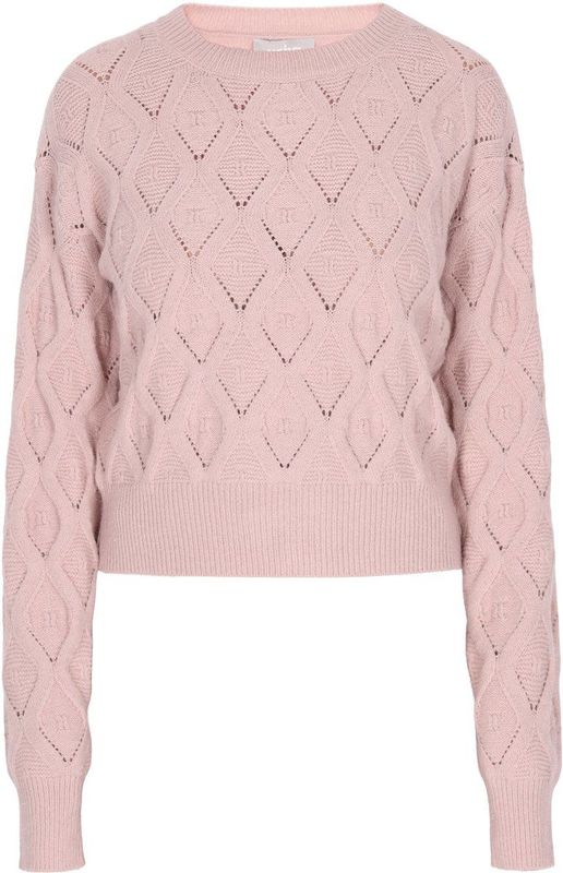 usha - Pullover - Rundhalspullover - Met Geribde Details