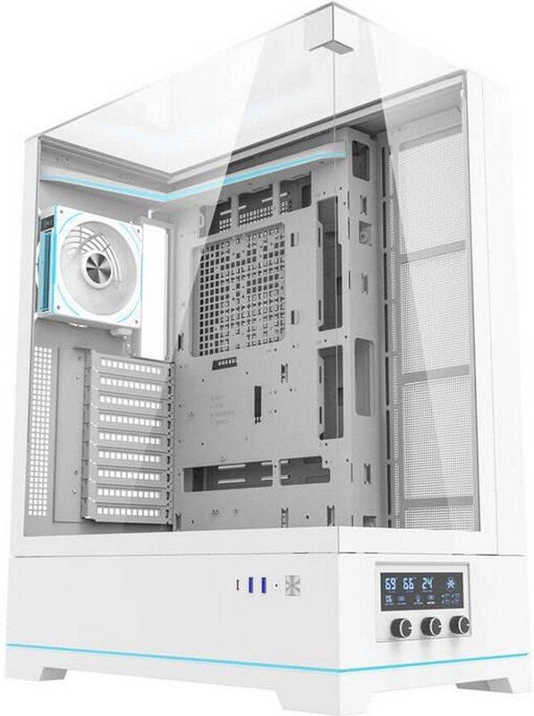 Darkflash - DY450L PRO - Computerkast - Wit - ATX Mid Tower