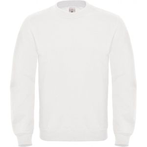 Sweatshirt Unisex L B&C Ronde hals Lange mouw White 80% Katoen, 20% Polyester