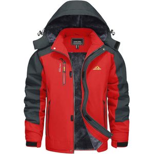 Heren Snowboardjas - Warm Gevoerd, Waterdicht, Ademend, Fleece Winterjas