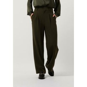 My Essential Wardrobe Yola High Pant Broeken Dames - Groen - Maat 34