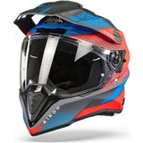 Airoh - Commander Boost - Adventure Helm - Rood Blauw Mat