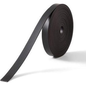 Nob Zelfklevende Magneetband/Verdeeltape op Rol Voor Whiteboard - 10x1000mm - Wit - 1 Stuk