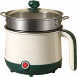 Noodle pan / Elektrische pan - Wit - Roestvrijstaal - Non-Stick