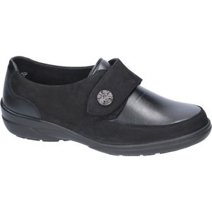 SOLIDUS - Schoenen - dames - Maike 41501-00462 - Nubuk, Nappa Flex, Zwart (M) -maat EU: 38 2/3 en UK: 5,5