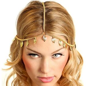 JHubers Goods - Haaraccessoires - Hoofdketting met bladeren hanger voor dames en meisjes