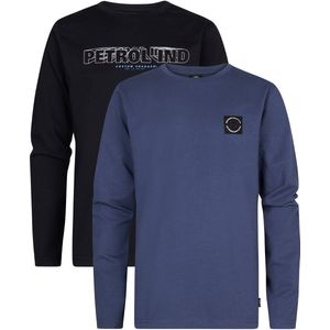Petrol Industries - Heren 2-pack longsleeve T-shirts Tomah - Multicolor - Maat 104