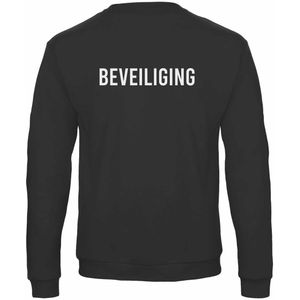 Beveiliging Sweater met Officieel Reflecterend Beveiliging Logo - 100% Katoen - Maat 4XL - Security Kleding voor Professioneel Gebruik - Security Kleding - Beveiliging Kleding