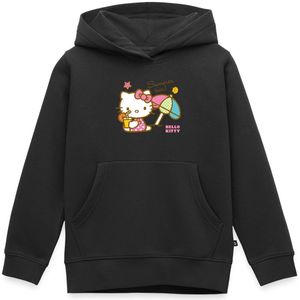 Hello Kitty Op Het Strand Onder Een Zonnescherm Premium Hoodie Kinderen
