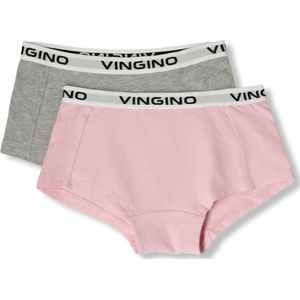 Vingino Girls Boxer (2-pack) Nachtkleding Meisjes - Roze - Maat 158/164