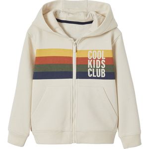 Vertbaudet - Sweater - Jongens - Met Rits - Capuchon - Gekleurde Strepen