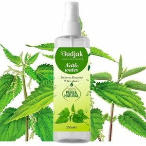 Bio Brandnetelbloemenwater (Urtica dioica) – 100% natuurlijk - herstelt de huid - ontgift en kalmeert 200ml