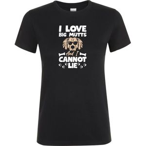 Klere-Zooi - I Love Big Mutts - Dames T-Shirt - 4XL
