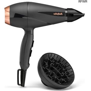 RFWR® Krachtige 2100W Haardroger met Ionische Technologie en Diffuser - Voor Pluizig Haar en Snelle Droogtijden