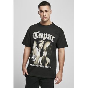 OVERSIZED - Heren Mannen - Menswear - Hip Hop - Dikke kwaliteit - T-Shirt - Tupac - 2Pac - Makaveli - Sepia Oversize T-Shirt