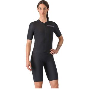 Castelli Womens Premio Evo DT Bibshort Fietsbroek (Dames |grijs |waterdicht)