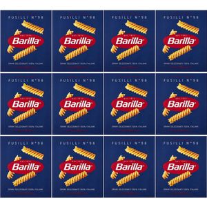 BARILLA Fusilli - Italiaanse pasta met ingewanden 500g /12pakken