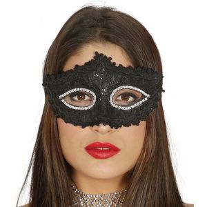 Fiestas Guirca Verkleedmasker Dames Polyester Zwart One-size