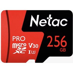 Netac MicroSDXC 256GB - V30 - Hoge Snelheid