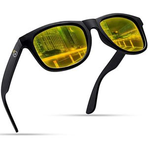 Twenty4seven® Nachtbril voor in de Auto - Night vision Bril - Computerbril - Unisex - Voor Nachtblindheid & Felle Koplampen