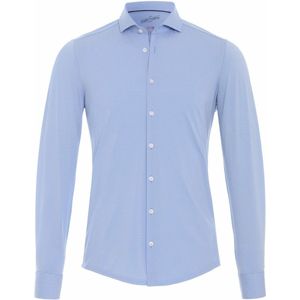 Pure - Functional Overhemd Lichtblauw - Heren - Maat 44 - Slim-fit