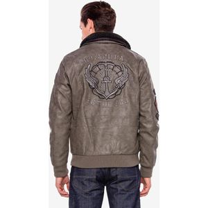 Cipo & Baxx Bomberjas voor heren Streetstyle Army 3D Pilot Patch