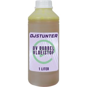 Dj Stunter bellenblaas vloeistof met UV effect 1 liter