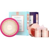 FOREO UFO 3 Fuchsia diepe hydratatie + 14 UFO Geactiveerde Maskers + Hydraterend Nachtmasker