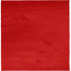 vidaXL-Vloerkleed-OVIEDO-laagpolig-160x160-cm-rood