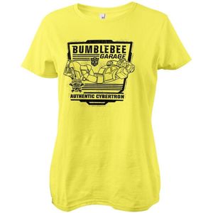 Transformers Bumblebee Garage Girly Tee Damen T-Shirt Yellow-M