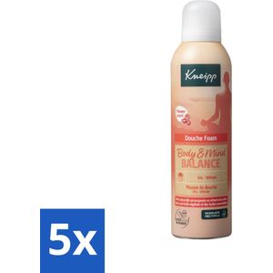 Kneipp - Douche schuim - Body & Mind Balance - Iris & Vetiver - 200 ml - Bulkverpakking - 5 stuks