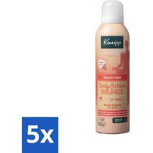Kneipp - Douche schuim - Body & Mind Balance - Iris & Vetiver - 200 ml - Bulkverpakking - 5 stuks