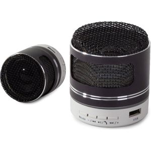 Mini Draadloze MP3 Radio - Bluetooth - Zwart - USB MicroSD
