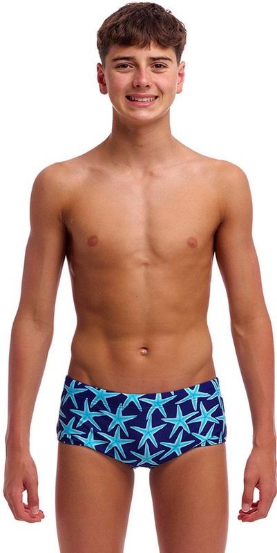 Funky Trunks Sidewinder Trunks Zwemboxer Blauw AUS 24 Jongens