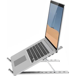 Swissten Laptopstandaard - T/M 15.6 Inch Laptops - Ergonomisch - Verstelbaar en Opvouwbaar