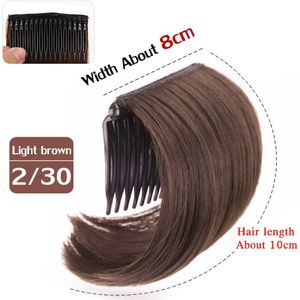 Pruiken, gewatteerde wortel kammen model, gewatteerde hoog volume volume pluis gewatteerde haar applicator, gewatteerde hoofd hoofd gewatteerde wortels, pruik stuk voor het voorhoofd uitgebreid, stijl 6