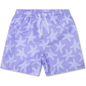 Swim Essentials | Lila Zeesterren UV Zwemboxer Jongens - Maat 62/68