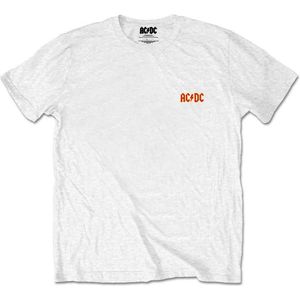 AC/DC - Logo Heren T-shirt - XL - Wit