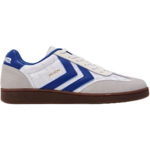 Hummel - VM78 CPH Gamba - Sneakers - White/Blue - Microfiber Leer en Suède