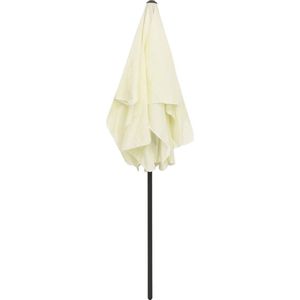 VidaXL Strandparasol 200x125 cm - Antracietkleurig