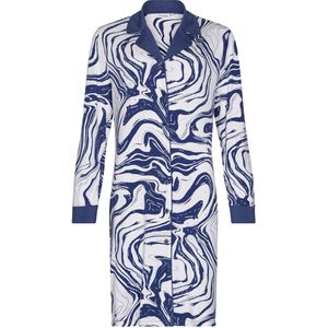 Dames Nachthemd Pastunette Premium - Marble - Doorknoop - Viscose - Maat 36