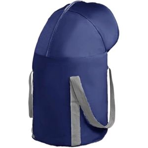 Voetbadbak, opvouwbare voetbadbak met kniebeschermer, draagbare voetbadtas, voetbadbak die kan worden gebruikt voor pedicure, wasgoed, kamperen en buitenactiviteiten, draagbare voetbak - marineblauw
