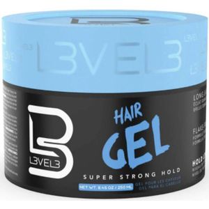 LEVEL3 - Super Strong Hair Styling Gel - 250ml - Haargel