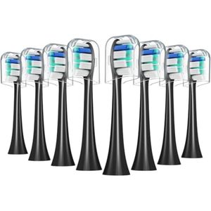 8 stuks vervangende opzetborstels voor elektrische tandenborstels - Zachte reiniging